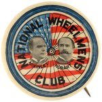 "NATIONAL WHEELMEN'S CLUB" McKINLEY & HOBART JUGATE BUTTON HAKE #282.