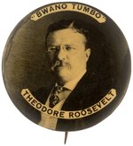 ROOSEVELT "BWANO TUMBO" RARE AFRICAN SAFARI REAL PHOTO PORTRAIT BUTTON.