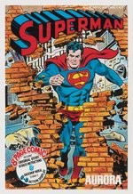 SUPERMAN 1974 AURORA COMIC SCENES FACTORY-SEALED BOXED MODEL KIT.