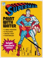 SUPERMAN PAINT WITH WATER FACTORY-SEALED BOXED SET.