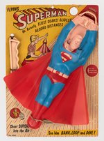 FLYING SUPERMAN CARDED TOY.