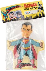 SUPERMAN IDEAL HAND PUPPET IN DISPLAY BAG.