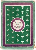 "VOTES FOR WOMEN" SUFFRAGE PLAYING CARD SET IN ORIGINAL GRAPHIC BOX.