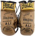 JOE FRAZIER VS. MUHAMMAD ALI "SUPER FIGHT II" PROMOTIONAL EVERLAST BOXING GLOVES.