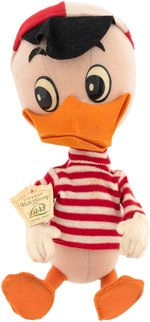 DONALD DUCK'S NEPHEW HUEY DOLL WITH LARS TAG.