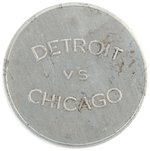 1945 WORLD SERIES DETROIT TIGERS VS CHICAGO CUBS TOKEN.