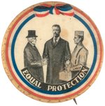 ROOSEVELT "EQUAL PROTECTION" TO "CAPITOL" & "LABOR" RARE BUTTON HAKE #270.