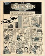 DRAG CARTOONS #26 BATMAN & ROBIN SPOOF COMPLETE COMIC STORY ORIGINAL ART BY PETE MILLAR.