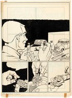 DRAG CARTOONS #1 CAR 54, WHERE ARE YOU? SPOOF COMPLETE COMIC STORY ORIGINAL ART BY WARREN TUFTS.