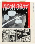 BIG DADDY ROTH #4 "MOON SHOT" COMPLETE COMIC STORY ORIGINAL ART BY PETE MILLAR.