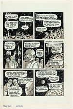 BIG DADDY ROTH #4 "MOON SHOT" COMPLETE COMIC STORY ORIGINAL ART BY PETE MILLAR.