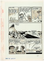 BIG DADDY ROTH #4 "MOON SHOT" COMPLETE COMIC STORY ORIGINAL ART BY PETE MILLAR.