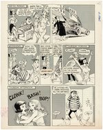 DRAG CARTOONS #20 "DRAMA OF A DRAG PAL!" COMPLETE COMIC STORY ORIGINAL ART BY BRUCE STEFFENHAUGEN.