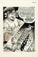 BIG DADDY ROTH #4 COMPLETE COMIC STORY ORIGINAL ART BY PETE MILLAR.