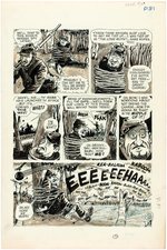 BIG DADDY ROTH #4 COMPLETE COMIC STORY ORIGINAL ART BY PETE MILLAR.