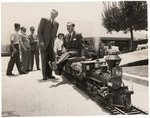 WALT DISNEY & CAROLWOOD PACIFIC RAILROAD NEWS SERVICE PHOTO.