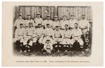 1906 COLUMBUS SENATORS AA TEAM POSTCARD.