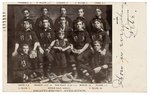 C. 1906 BRATTLEBORO, VT ATHLETICS BASEBALL TEAM POSTCARD.