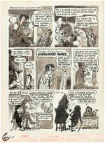 DRAG CARTOONS #6 "JACK THE STRIPPER" COMPLETE COMIC STORY ORIGINAL ART BY PETE MILLAR.