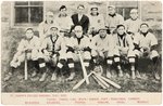 1909 ST. JOSEPH'S COLLEGE BASEBALL TEAM POSTCARD.