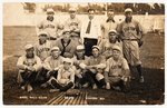 1909 EASTON, MD BASEBALL TEAM REAL PHOTO POSTCARD.