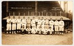 1914 WAUSAU, WI LUMBERJACKS REAL PHOTO POSTCARD.