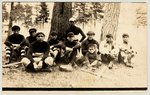 C. 1910s NATIVE AMERICAN INDIANS BASEBALL TEAM REAL PHOTO POSTCARD.