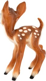 BAMBI LARGE & EXCEPTIONAL CERAMIC ZACCAGNINI FIGURINE.