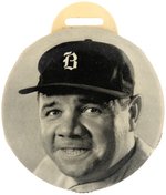 1934 BABE RUTH (HOF)- (BOSTON BRAVES VERSION) QUAKER CEREAL PREMIUM CELLULOID FOB GAME SCORER.