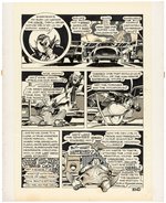 HOT ROD CARTOONS/CARtoons "VAMPIRE!" COMPLETE COMIC STORY ORIGINAL ART BY ERROL McCARTHY.