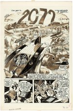 CARtoons "2072" COMPLETE COMIC STORY ORIGINAL ART BY ERROL McCARTHY.