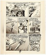 HOT ROD CARTOONS/CARtoons "$5.95 MAN" SIX MILLION DOLLAR MAN SPOOF COMPLETE COMIC STORY ORIGINAL ART BY ERROL McCARTHY.