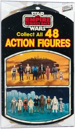 STAR WARS: THE EMPIRE STRIKES BACK "COLLECT ALL 48 ACTION FIGURES" HANGING MOBILE DISPLAY CAS 80+.