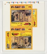 THE ADVENTURES OF INDIANA JONES IN RAIDERS OF THE LOST ARK - THE WELL OF SOULS BOX PROOF SHEET AFA 85 NM+.