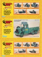 THE ADVENTURES OF INDIANA JONES IN RAIDERS OF THE LOST ARK - DESERT CONVOY TRUCK BOX PROOF SHEET AFA 85 NM+.