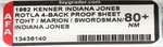 THE ADVENTURES OF INDIANA JONES IN RAIDERS OF THE LOST ARK 4-BACK PROOF SHEET TOHT/MARION/CAIRO SWORDSMAN/INDIANA JONES PROOF SHEET AFA 80+ NM.