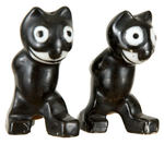 FELIX THE CAT SALT & PEPPER SHAKER SET.