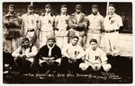 C. 1907 WAUSAU, WI LUMBERJACKS TEAM REAL PHOTO POSTCARD.