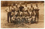 C. 1912 AUSTIN ACADEMY BASEBALL TEAM REAL PHOTO POSTCARD.