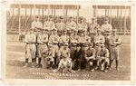 1922 ALTOONA, PA WORKS BASEBALL TEAM REAL PHOTO POSTCARD.