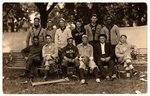 C. 1909 BLANCHARD, IA BASEBALL TEAM REAL PHOTO POSTCARD.