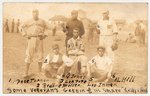 C. 1911 AFRICAN AMERICAN BALLPLAYERS REAL PHOTO POSTCARD.