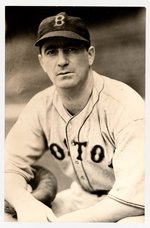 C. 1960s MOE BERG BOSTON RED SOX REAL PHOTO POSTCARD.