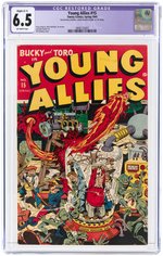 YOUNG ALLIES #15 SPRING 1945 CGC RESTORED 6.5 SLIGHT (C-1) FINE+.