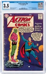 ACTION COMICS #242 JULY 1958 CGC 3.5 VG- (FIRST BRAINIAC).