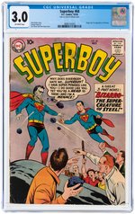 SUPERBOY #68 OCTOBER 1958 CGC 3.0 GOOD/VG (FIRST BIZARRO).