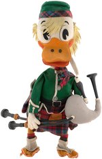 DONALD DUCK AS SCOTSMAN ITALIAN FELT DOLL.