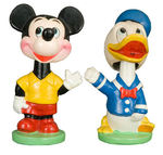 Mickey Mouse & Donald Duck Bobbing Head Pair 1960s