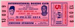 1953 ROCKY MARCIANO VS. JERSEY JOE WALCOTT $50 FULL TICKET.