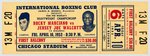 1953 ROCKY MARCIANO VS. JERSEY JOE WALCOTT $30 FULL TICKET.